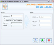 MSSQL to MySQL Migration Tool screenshot